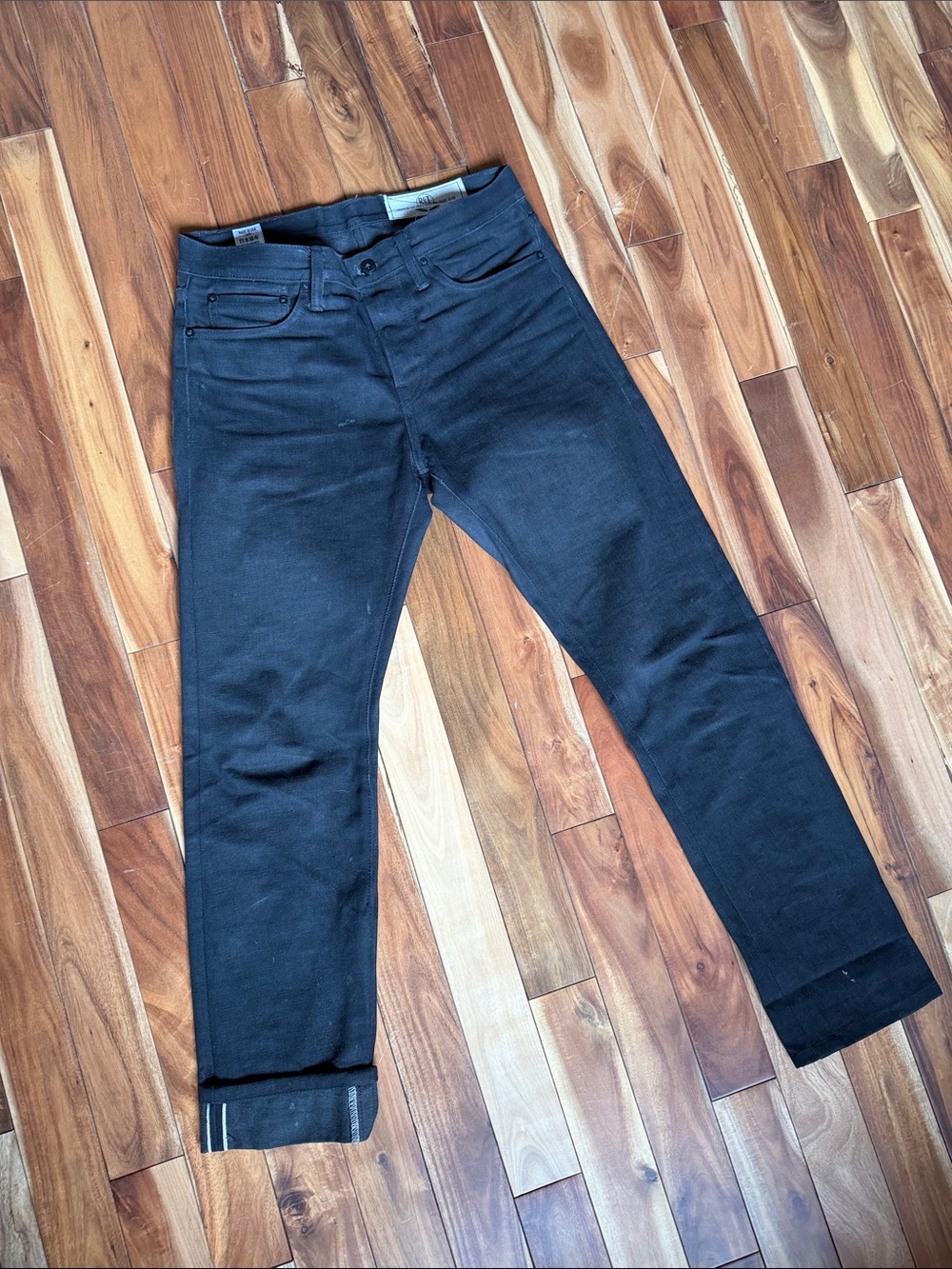 Rogue Territory Black Slim Straight Jeans